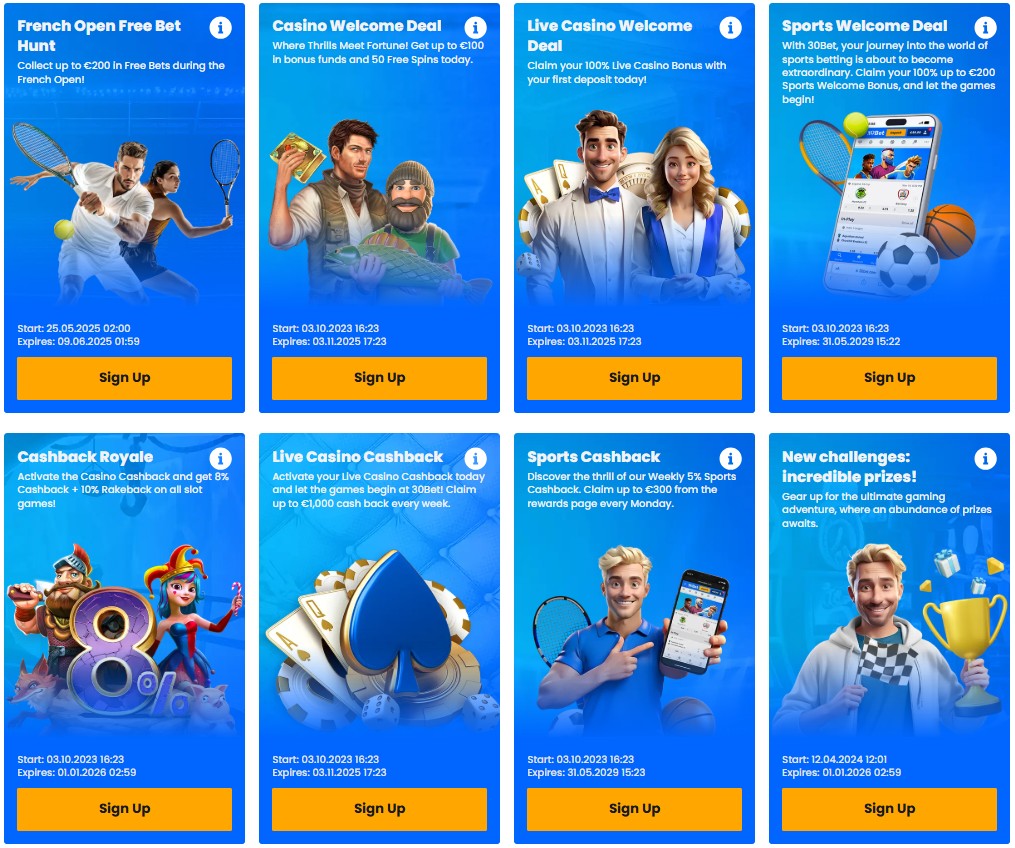 30bet casino no deposit bonus